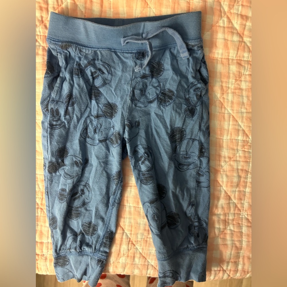 Gap Disney baby Mickey Mouse pants 18-24 months EUC